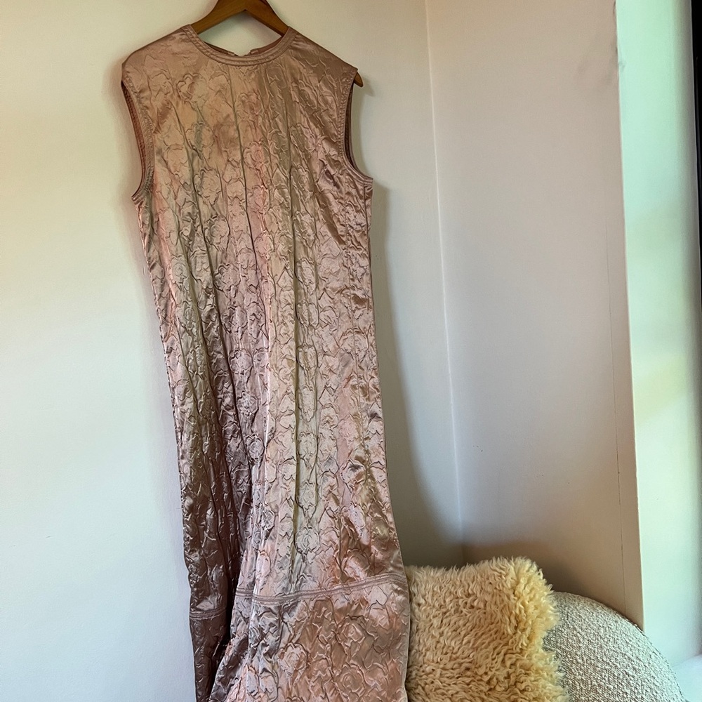 ACNE FLOWER EMBOSSED DRESS SIZE 40